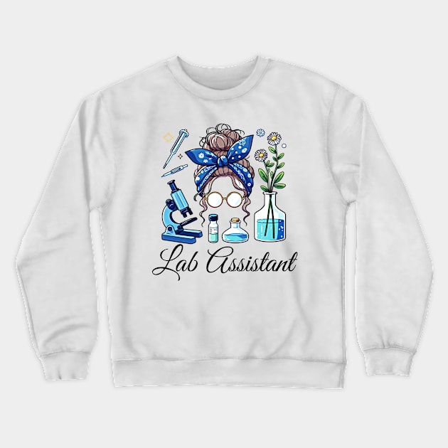 Lab assistant design Crewneck Sweatshirt by Apparels2022